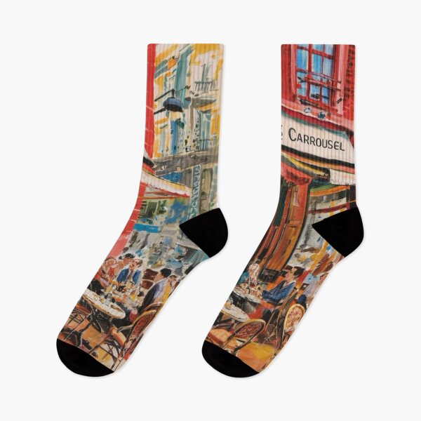 Item preview, Vibrant Paris | Café Carrousel…….Art By Carraann  designed and sold by CARRAANN.