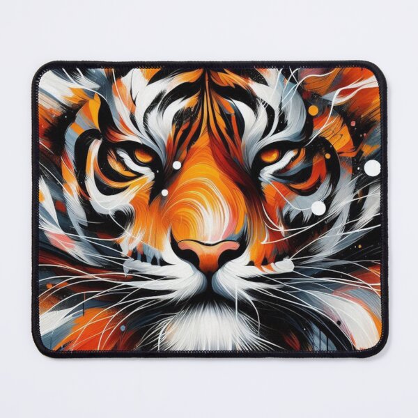 Item preview, Tiger - colorful painting designed and sold by PrintspireArts.