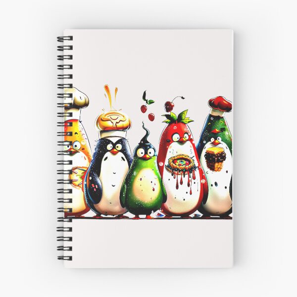 Item preview, Whimsical Chef Penguins – Fun and Colorful Culinary T-Shirt designed and sold by Mrrjgraphic.