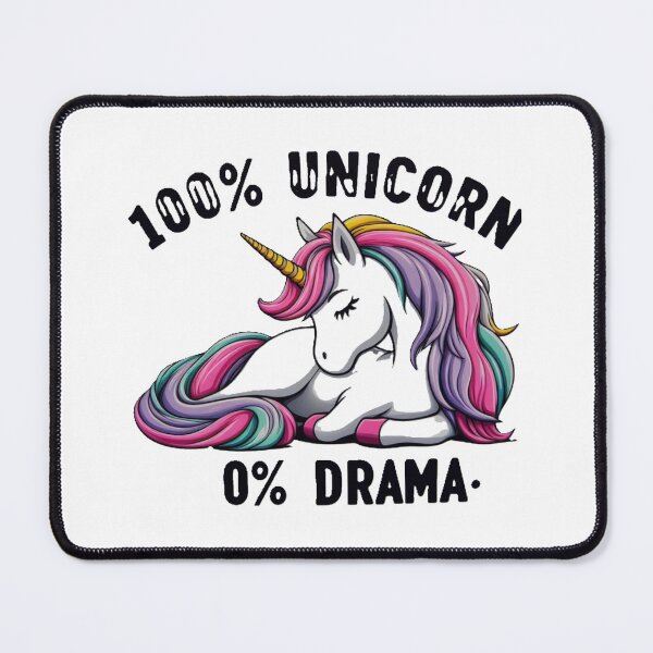 Item preview, Funny Unicorn Quote :100% unicorn 0% drama designed and sold by venavar.