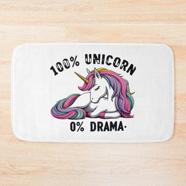 Item preview, Funny Unicorn Quote :100% unicorn 0% drama  designed and sold by venavar.