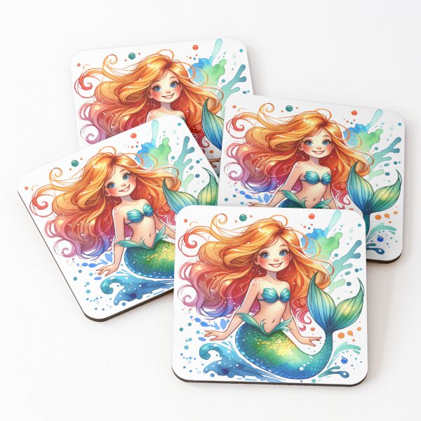 Item preview, Cheerful Mermaid designed and sold by InsanseCreation.
