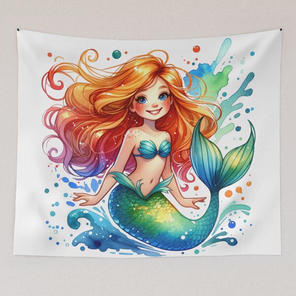Item preview, Cheerful Mermaid designed and sold by InsanseCreation.
