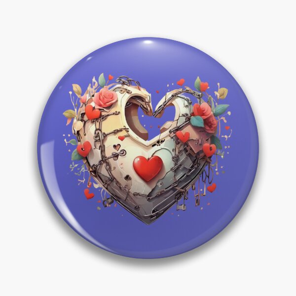 Item preview, Chain Locked Heart  designed and sold by Digiheart.