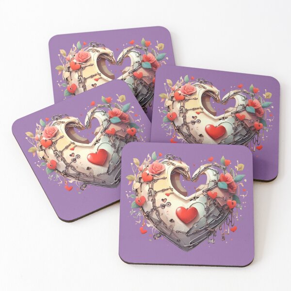 Item preview, Chain Locked Heart  designed and sold by Digiheart.