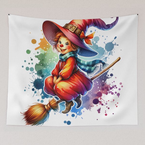 Item preview, Flying Jolly Witch designed and sold by InsanseCreation.