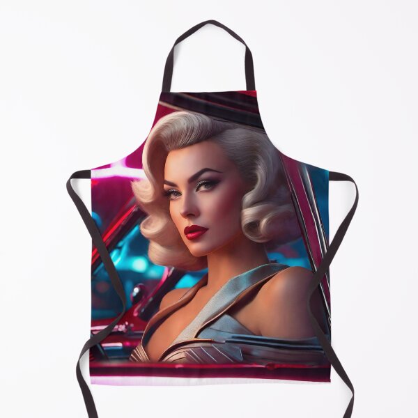 Item preview, Classic Neon Pinup Girl designed and sold by MatrixTattoo.