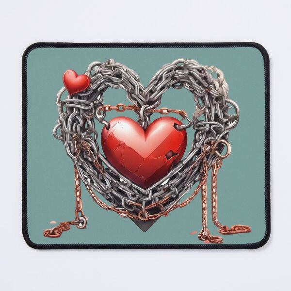 Item preview, Chain Locked Heart  designed and sold by Digiheart.