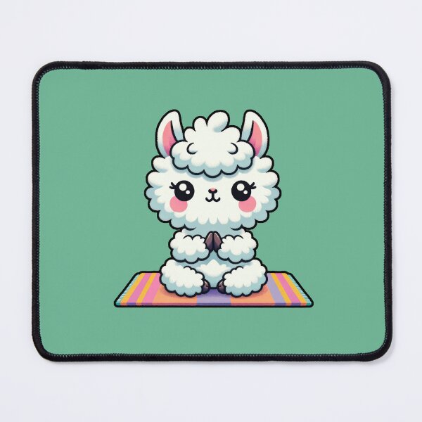 Item preview, Cute Alpaca Doing Yoga, Gift for Yoga Lover designed and sold by MoniushkoArt.