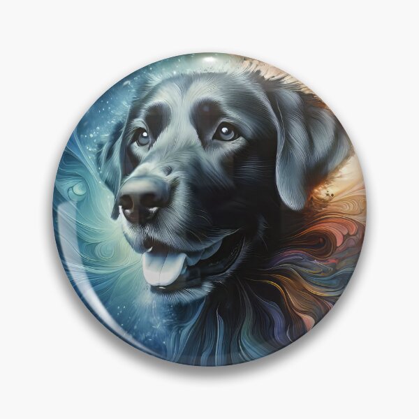 Item preview, Black Lab Dog Artistic Portrait Rendering designed and sold by CattyCornerPOD.