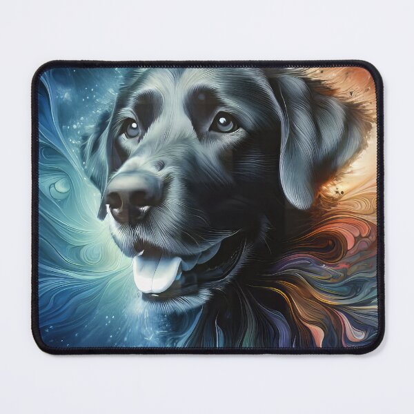Item preview, Black Lab Dog Artistic Portrait Rendering designed and sold by CattyCornerPOD.