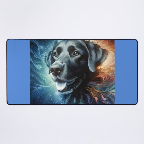 Item preview, Black Lab Dog Artistic Portrait Rendering designed and sold by CattyCornerPOD.