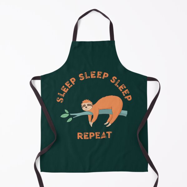 Item preview, Funny & Cute SLEEP SLEEP SLEEP REPEAT Lazy Sleeping Sloth Humor, Chilling Sloth, Laziness vibe humour, Lazy Sloth Lover Quote designed and sold by zenturtlemerch.