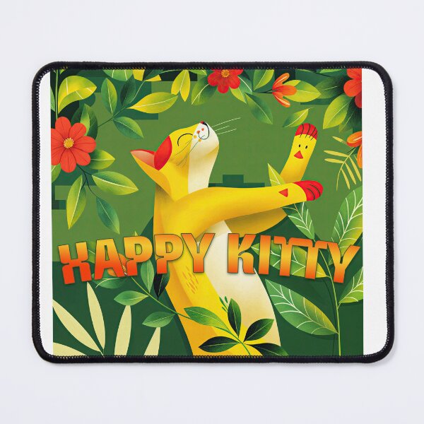 Item preview, Sticker T-shirt Design: Happy Kitty designed and sold by ForeverPrintsOK.