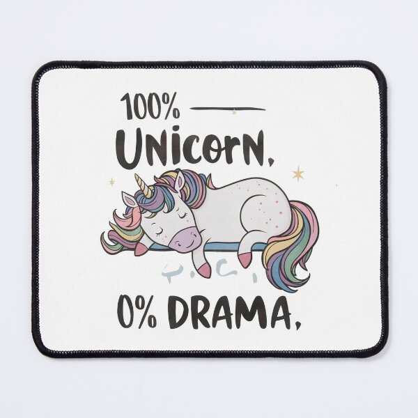 Item preview, Funny Unicorn Quote :100% unicorn 0% drama designed and sold by venavar.