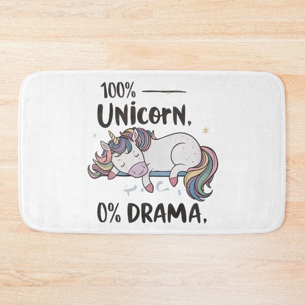 Item preview, Funny Unicorn Quote :100% unicorn 0% drama designed and sold by venavar.