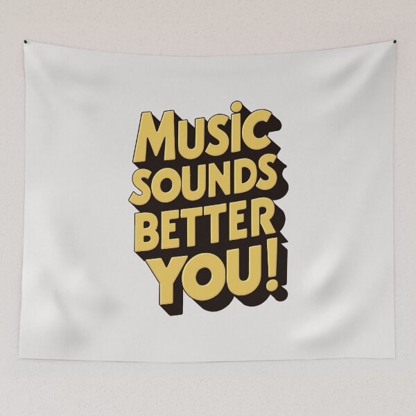 Item preview, Music Sounds Better With You! Best gifts for music couples. designed and sold by paulo silveira.