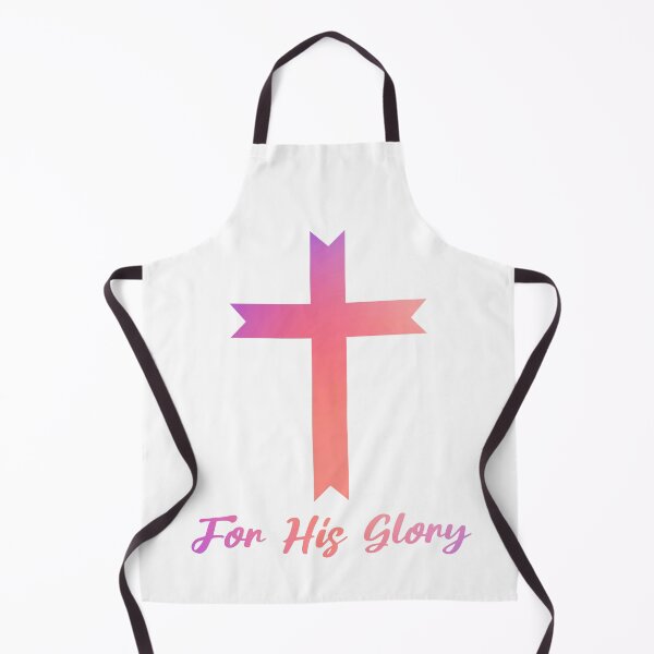Item preview, For His Glory! Orange And Purple Small Bible Verse designed and sold by PMCreative.