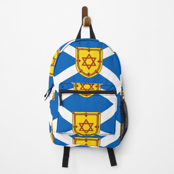 Item preview, Scottish Saltire Flag with Star of David Shield (bratach shalainn na h-Alba le rionnag de sgiath Dhaibhidh) designed and sold by JonathanR1994.