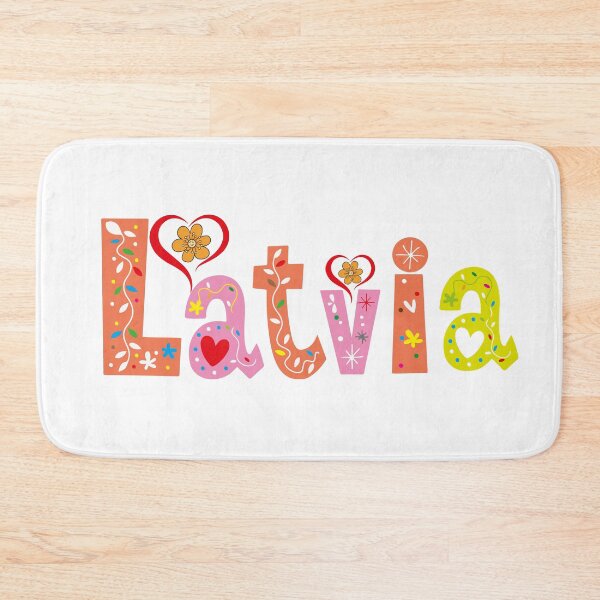 Item preview, Personalized Latvia Name designed and sold by Art-Essa.