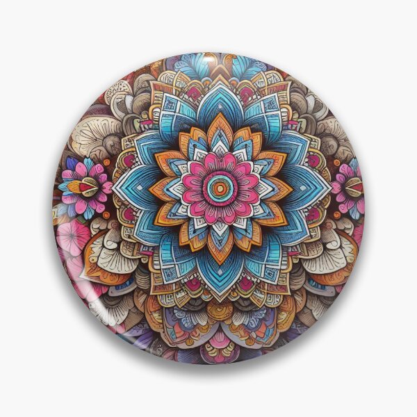 Artikelvorschau, Lebendiger Mandala-Kunstdruck: Böhmische Wohndekoration entworfen und verkauft von VivoVita.
