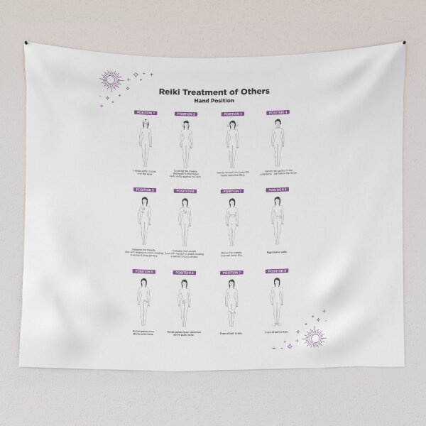 Item preview, Posiciones de manos de Reiki designed and sold by modymada.