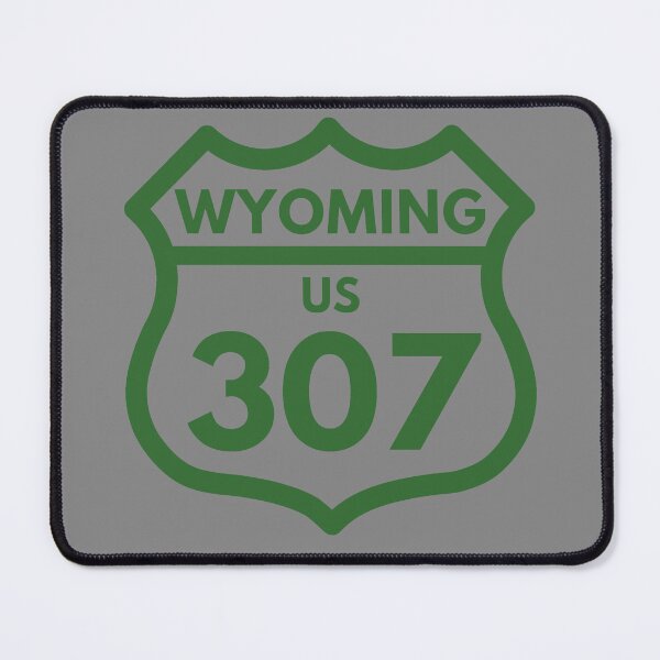Item preview, Wyoming 307 (Interstate Sign Design) 03a Green designed and sold by Gilby-Designs.