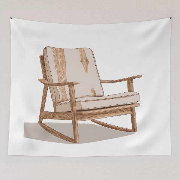 Item preview, a beautifully crafted wooden chair exuding simplic designed and sold by Creative Spark.