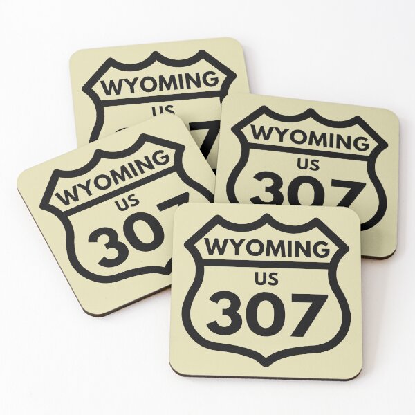Item preview, Wyoming 307  (Interstate Sign Design) 03c Black designed and sold by Gilby-Designs.