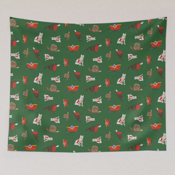 Item preview, Christmas animal posties designed and sold by crumpsticks.