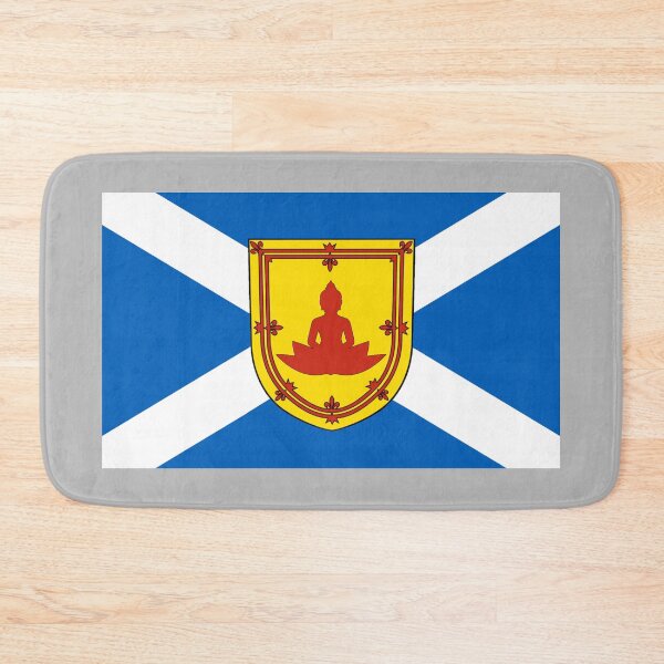 Item preview, Scottish Saltire Flag with Buddha Shield (Bratach Saltire na h-Alba le Sgiath Buddha) designed and sold by JonathanR1994.