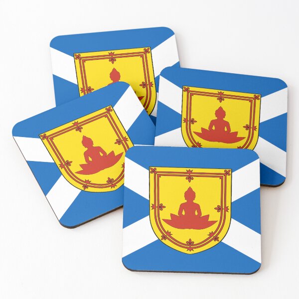 Item preview, Scottish Saltire Flag with Buddha Shield (Bratach Saltire na h-Alba le Sgiath Buddha) designed and sold by JonathanR1994.