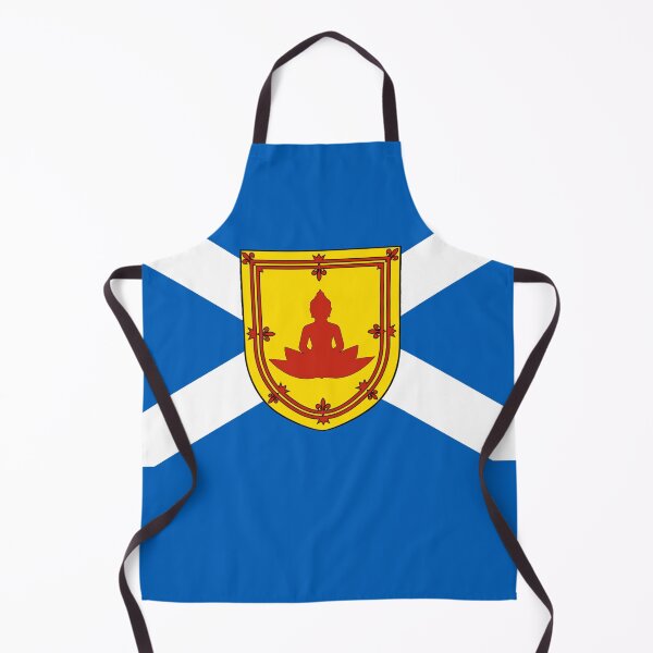 Item preview, Scottish Saltire Flag with Buddha Shield (Bratach Saltire na h-Alba le Sgiath Buddha) designed and sold by JonathanR1994.