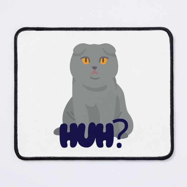 Item preview, cat huh? (white text and black text available too) designed and sold by Spirit and Style.