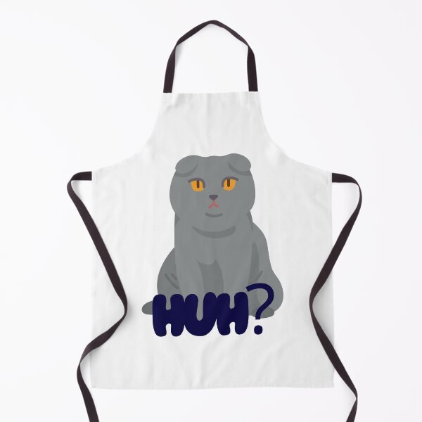 Item preview, cat huh? (white text and black text available too) designed and sold by Spirit and Style.