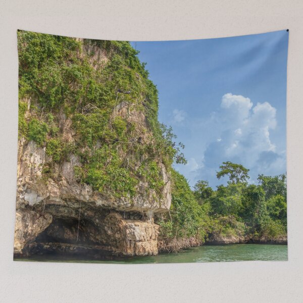 Item preview, Blue Water Green Island designed and sold by SafariByMarisa.