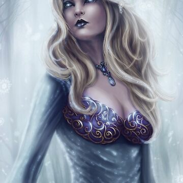 Winter Queen Costume/snow Ice Queen Fantasy Dress 