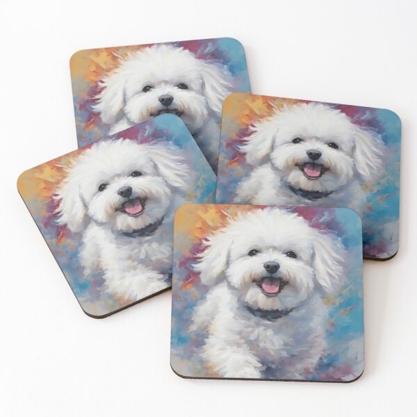 Item preview, Happy Bichon Frise Pup designed and sold by Mindy Guidry.