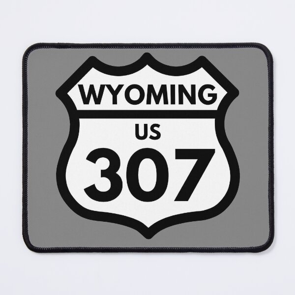 Item preview, Wyoming 307 (Interstate Sign Design) 03e decal designed and sold by Gilby-Designs.