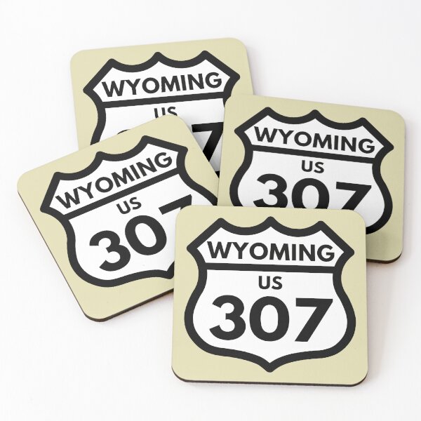 Item preview, Wyoming 307 (Interstate Sign Design) 03e  decal designed and sold by Gilby-Designs.