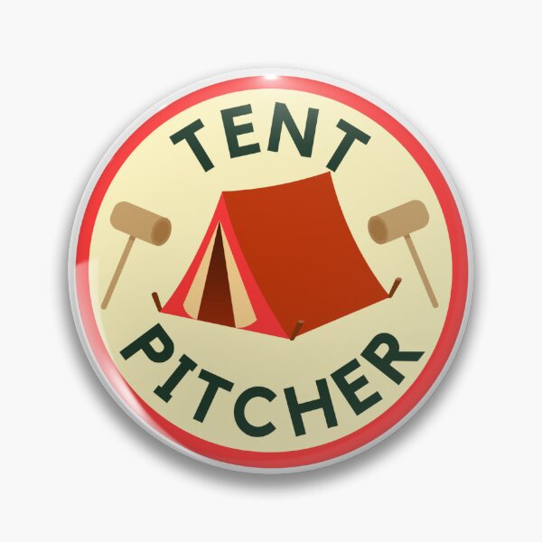 Item preview, Tent Pitcher | Camp Morningwood Badge designed and sold by renrenrenrenren.