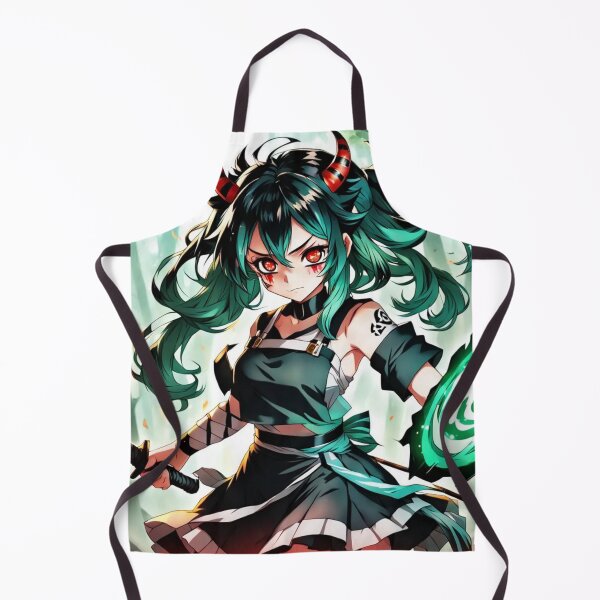 Item preview, Anime Girl- Green Theme designed and sold by AnimeRay.