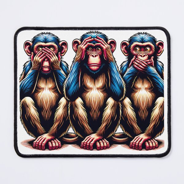 Item preview, Cheeky Monkeys: Covering Up What's Convenient! designed and sold by 0penvimark.