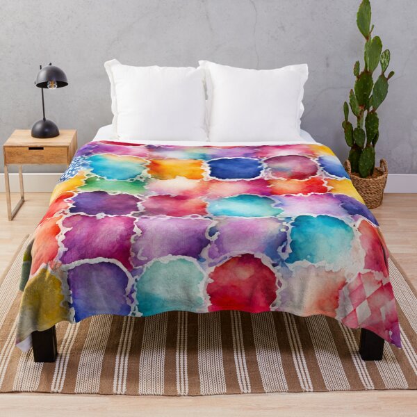 Item preview, Modern Watercolor Patchwork Abstract Pattern 3 designed and sold by Tom-Johnson.