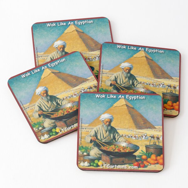 Item preview, Wok Like An Egyptian designed and sold by Rick London Gifts.