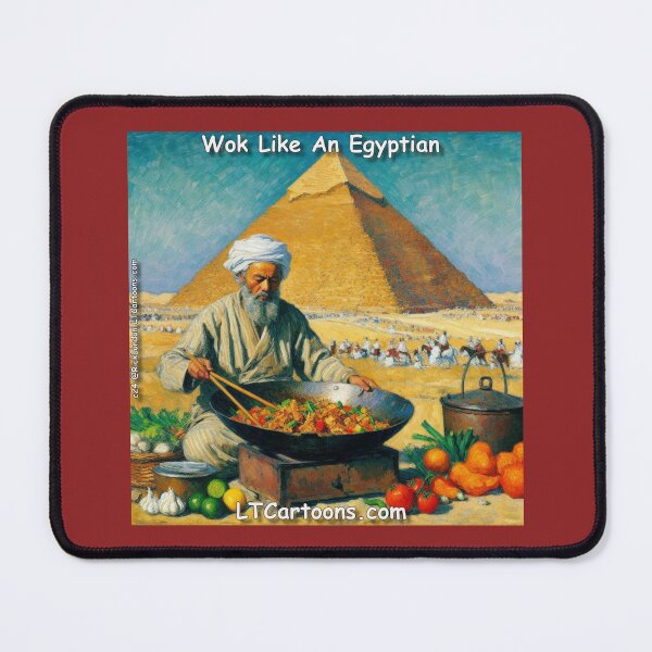 Item preview, Wok Like An Egyptian designed and sold by Rick London Gifts.