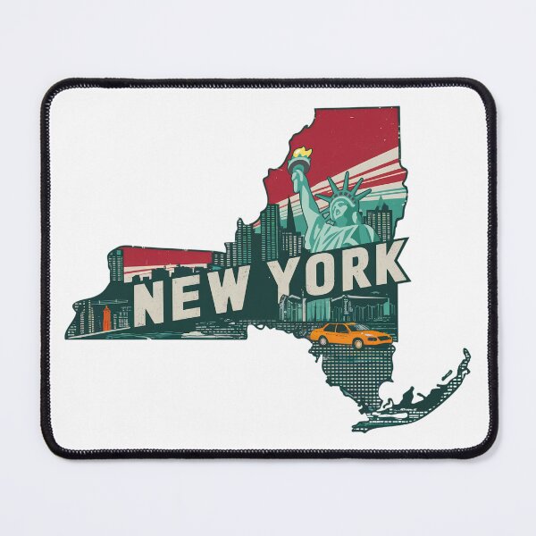 Item preview, Vintage Retro New York State Travel Souvenir designed and sold by ArtfullyRad.