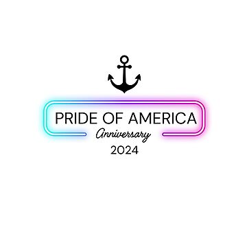 Artwork thumbnail, Neon Pride of America Anniversary 2024 by PrideofAmerica