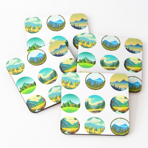 Item preview, Forest Mountain Horizon Pattern 1 designed and sold by Tom-Johnson.