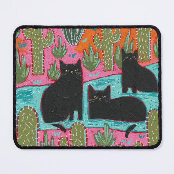 Item preview, Cats Cooling Off In the Desert designed and sold by KilkennyCat Art.